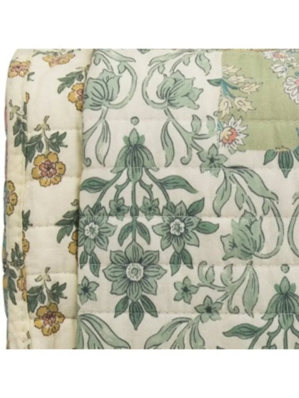 RACHEL ZOE 3pc Cotton Patchwork Quilt Set
